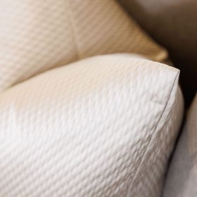 Alie Taupe Satin Cushion - 50 x 50cm