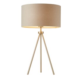 Marilla Nickel Tripod Table Lamp