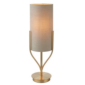 Cleo Gold & Oatmeal Table Lamp