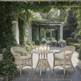 Naxos Outdoor Wicker Woven 2 Seater Dining Set