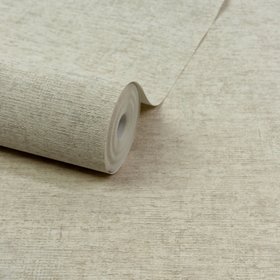Fargo Cream Woven Textured Wallpaper