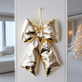 Gold Decorative Shiny Bow