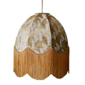 The Brigitte Fringed Lampshade