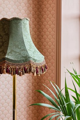 T&T x Nina Watson - The Emerald Damask Lampshade