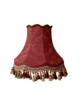 Ruby Damask Lampshade - T&T x Nina Watson