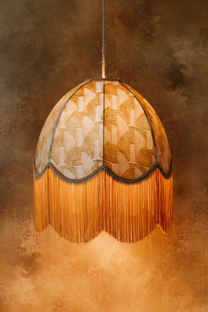 The Brigitte Fringed Lampshade