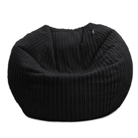 Kids Slouchbag Bean Bag - Jumbo Cord - Black