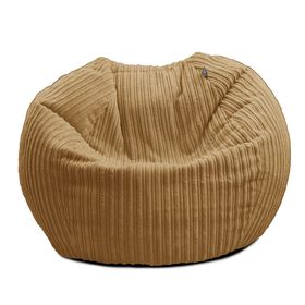 Kids Slouchbag Bean Bag - Jumbo Cord - Caramel