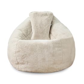 Hygge Faux Fur Beanbag - Linen