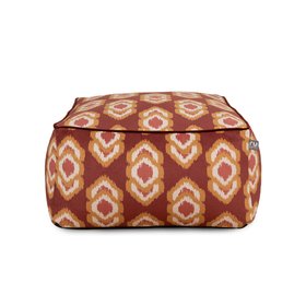 Velvet Adult Box Floor Cushion - IKAT
