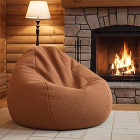 Slouchbag Adult Beanbag - Snug Boucle - Rust