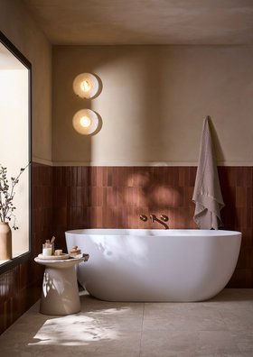 Ca' Pietra Stone Glaze Cola Gloss Brick