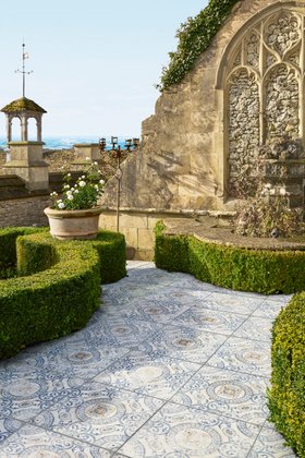 Ca' Pietra Tapestry Porcelain Paving Textured Geometric