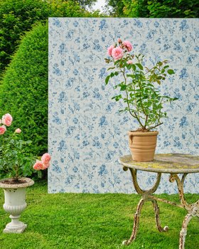 Sanderson X Ca' Pietra   Pillemont Toile China Blue