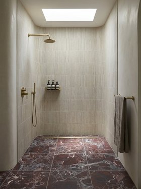 Ca' Pietra Echelon Levanto 60x60 & Zahara Bamboo Mosaic