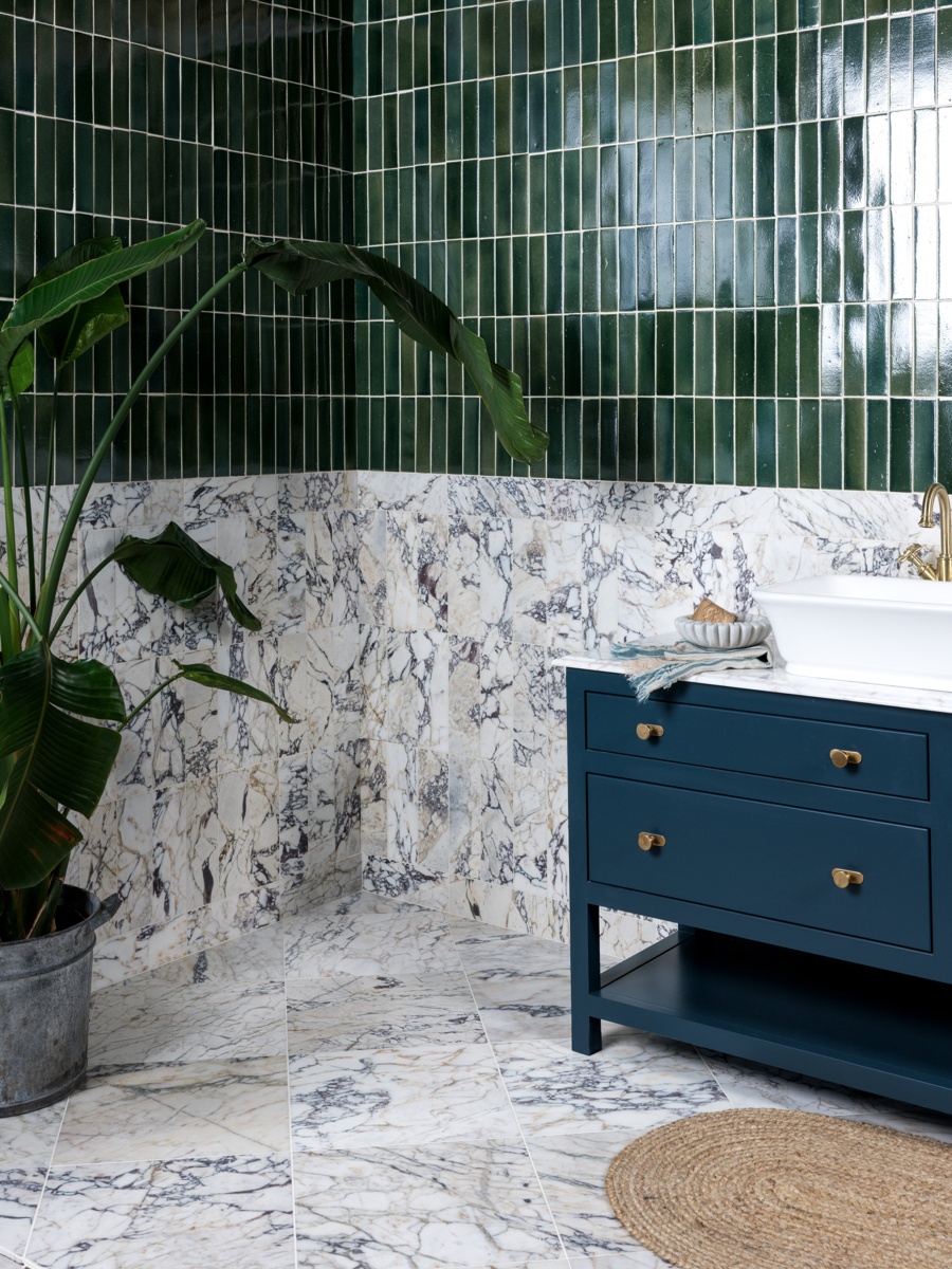 Stone Glaze Petrol & Medici Viola Brick & Bespoke 40.6x40 (2)