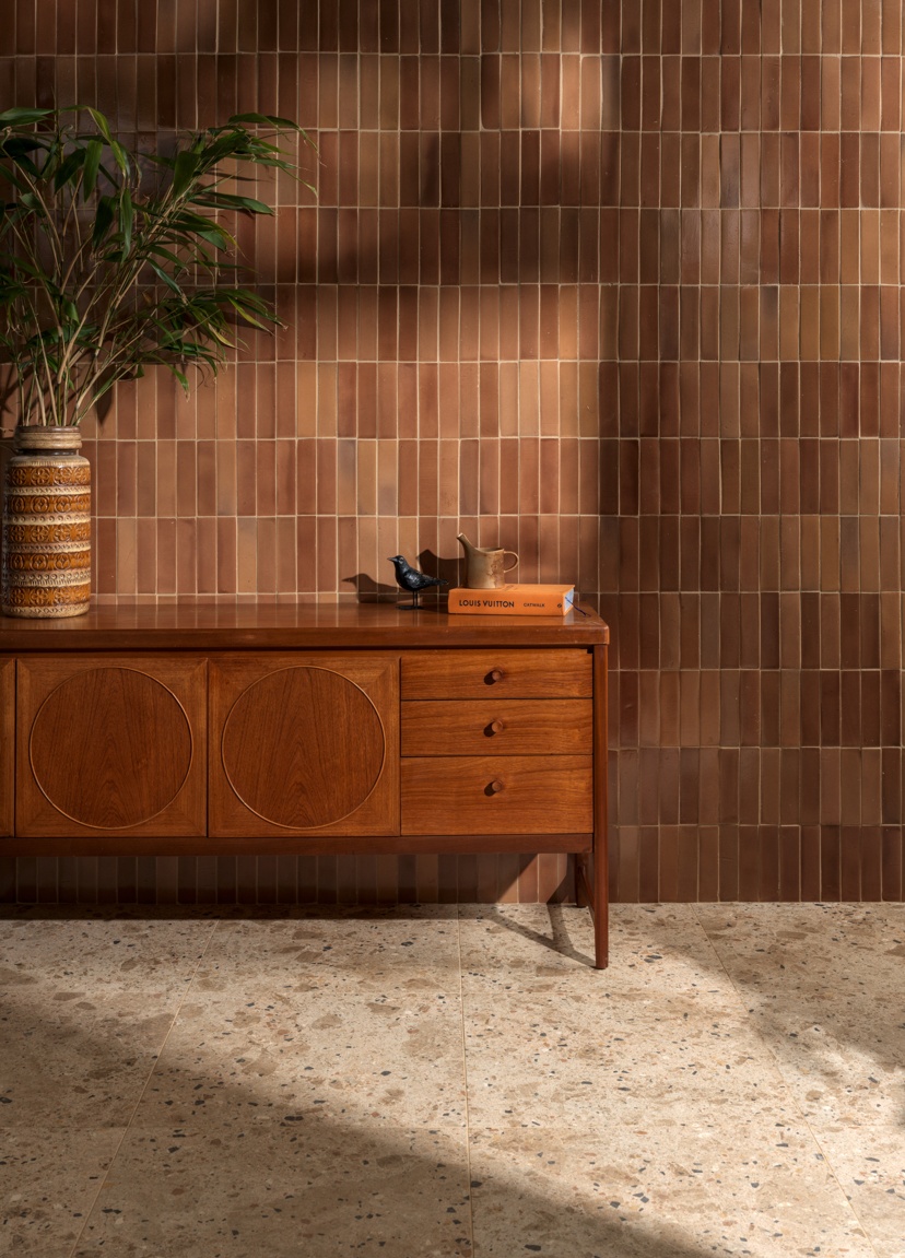 Ca' Pietra Pumice Camel & Stone Glaze Tan