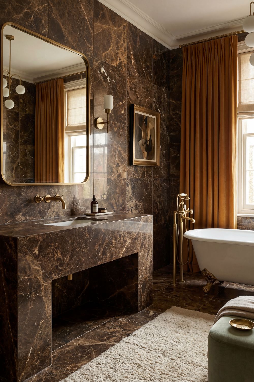 Ca' Pietra Versailles Marble Marron Honed