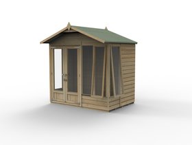 Beckwood Apex Summerhouse 7×5  Double Door  4 Windows  2 Opening