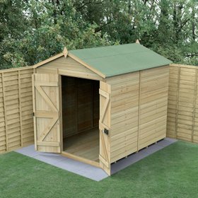 Timberdale 8x6 Apex Shed - Double Door - No Windows