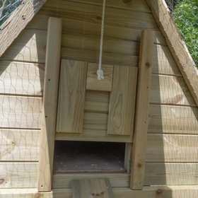 Large Raised Chicken Coop