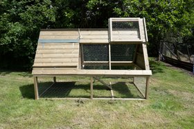 Large Raised Chicken Coop