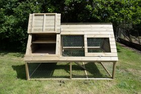 Large Raised Chicken Coop