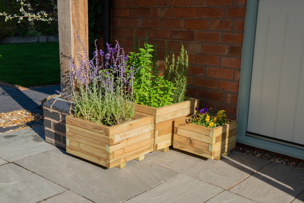 Kendal Square Planter- Set of 3