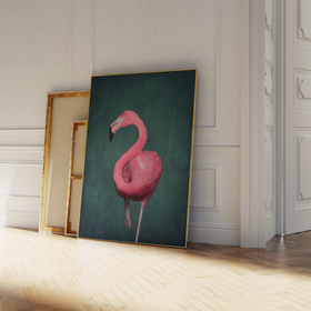 Magenta Flamingo Giclée Wall Art