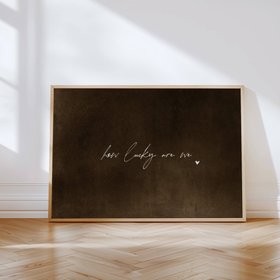 How Lucky Are We - Horizontal / Tan