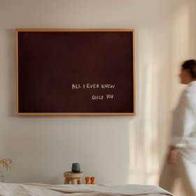It Was Always You - Horizontal / Burgundy