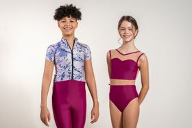 VIVA MAGENTA Ballet Leotard Unitard Boys And Girls Sustainable Dancewear