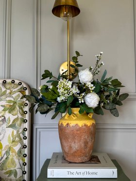 Faux Peony Small Bouquet