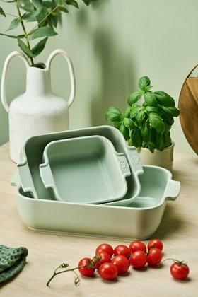 Ceramic Oven Dish Rectangle Sage Green