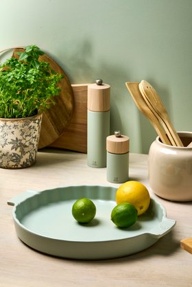 Ceramic Sage Green Tart Dish