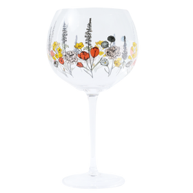 Wildflower Balloon Gin Goblet
