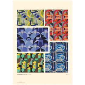 Plate No.19. by M.P. Verneuil and Saudé Jean - Kaléidoscope print