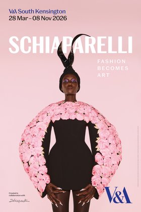 Schiaparelli: Fashion Becomes Art exhibition poster