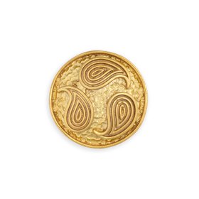 Surreal motifs coat button set