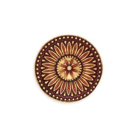 Surreal motifs coat button set