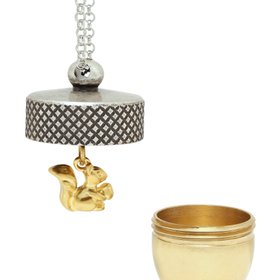 172867 ACORN SQUIRREL LOCKET NECKLACE £40