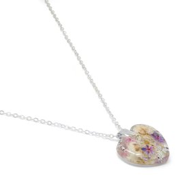 172919 GYPSOPHILA HEART NECKLACE (2) £30