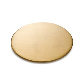 Brass Round Drinks Coaster in Gold
