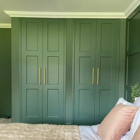 Brass Hexagonal Cabinet Handles in Gold - 320mm