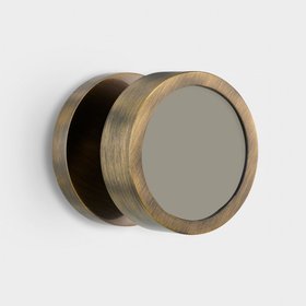 Brass & Gloss Mortice Door Knobs - Antique - Darlington Insert