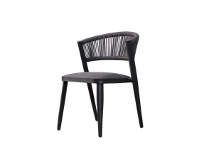 Milan Aluminium Rope Back Garden Chair