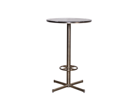 Abingdon Black Marble Restaurant Bar Table