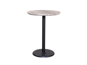 Travertine Top Round Bar Table Range