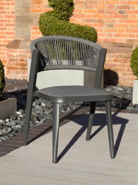 Milan Rope Back Garden Chair