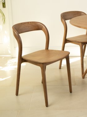 Holbeck Scandi Style Dining Chair - Weathered